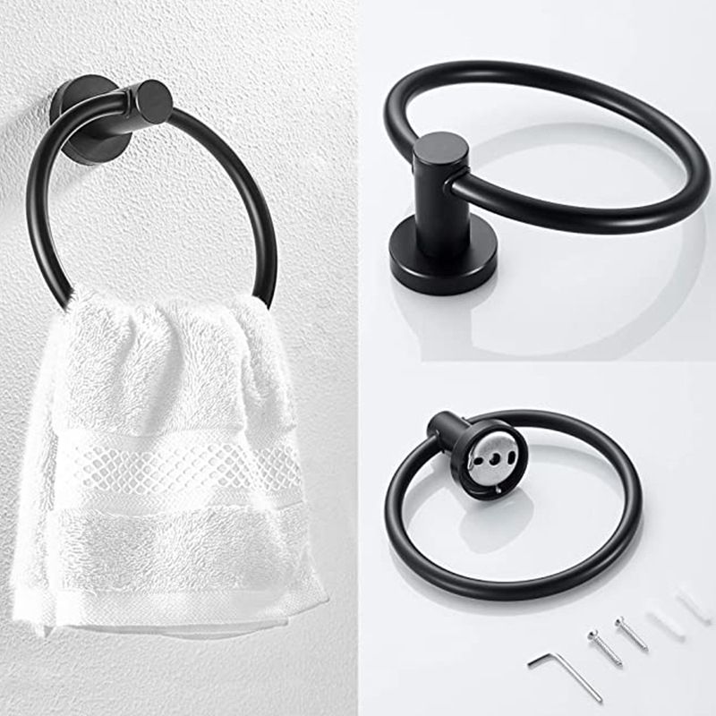 Lisslune | Traditional Bathroom Hardware Accessory Set Towel Ring/Bathrobe Hook/Towel Bar