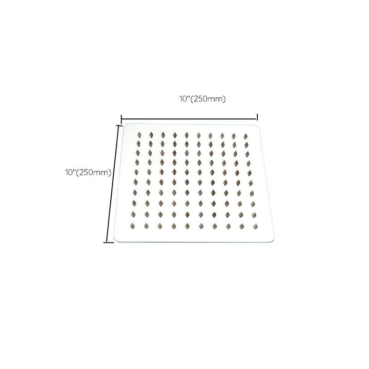 Lisslune | Large Shower Head 304 Stainless Steel Standard Spray Pattern Fixed Shower Head