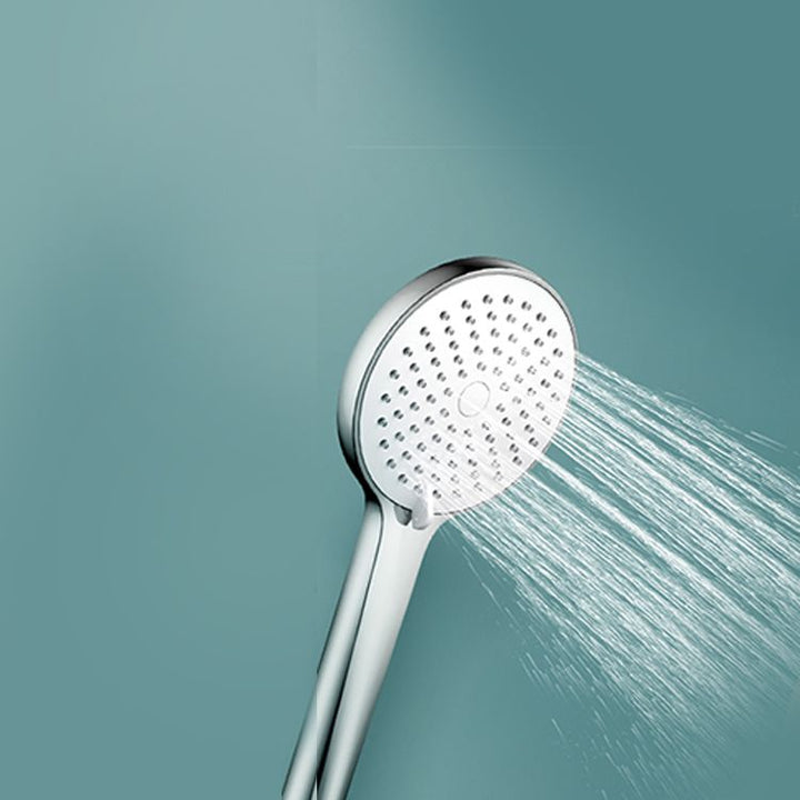 Lisslune | Round Self-Cleaning Handheld Shower Adjustable Water Flow Wall Mounted Hand Shower