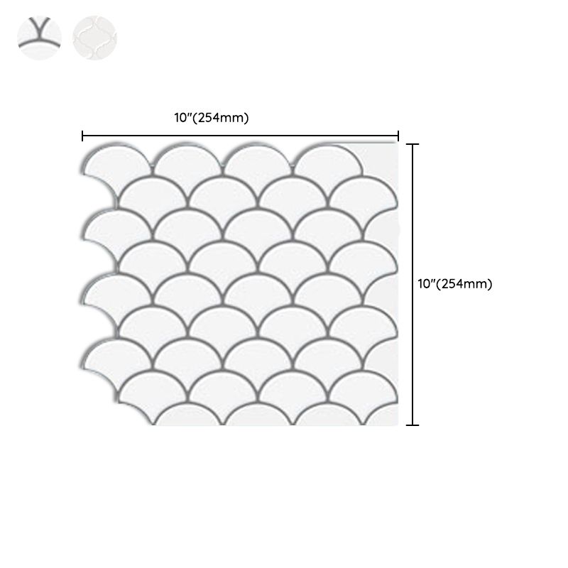 Lisslune | Subway Tile Wallpaper Plastic Peel and Stick Wall Tile