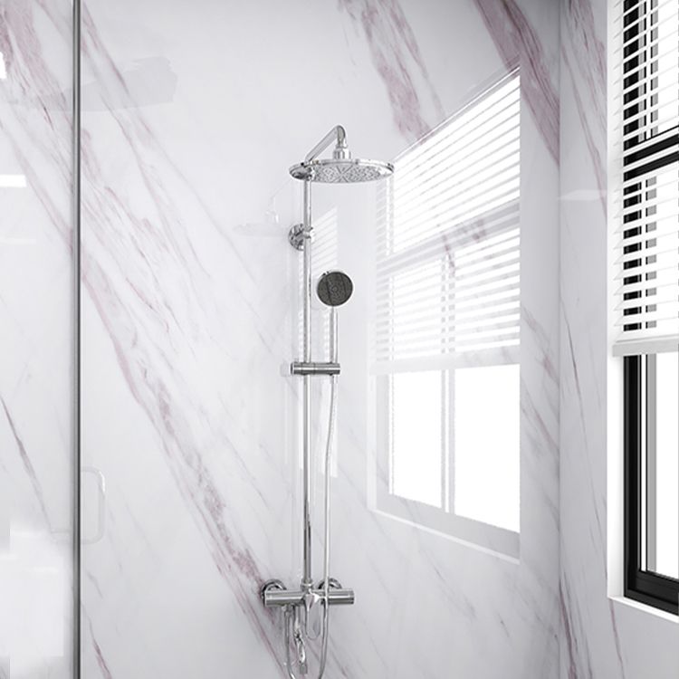 Lisslune | Modern Peel/Stick Splash Guard Tiles PVC Wallpaper for Bathroom Splash Guard