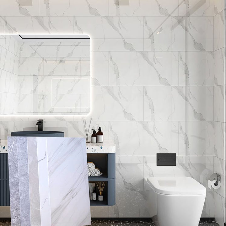 Lisslune | Modern mold-resistant tile PVC Single Peel & Stick tile for backsplash wall