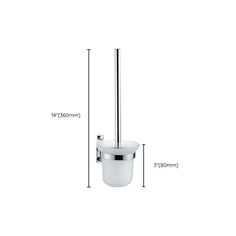 Lisslune | Chrome Modern Bathroom Hardware Set Stainless Steel Towel Hook/Towel Bar & Bath Shelf