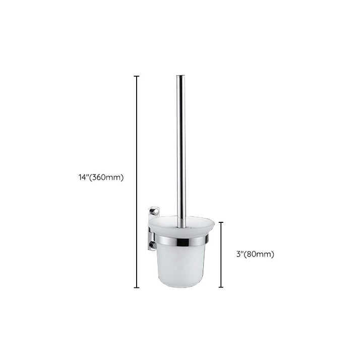 Lisslune | Chrome Modern Bathroom Hardware Set Stainless Steel Towel Hook/Towel Bar & Bath Shelf