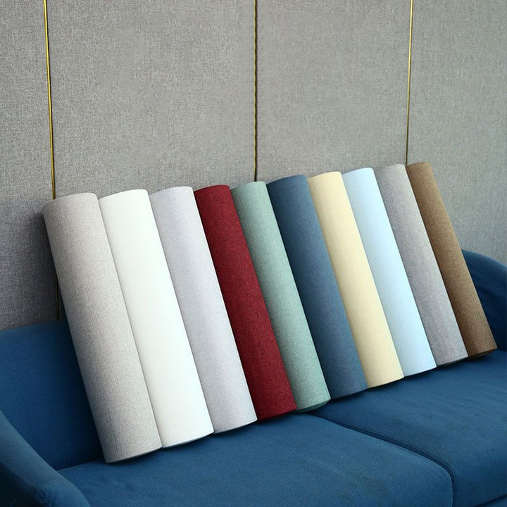 Lisslune | Modern Style Linen Wall Panel Living Room Removable Wall Covering