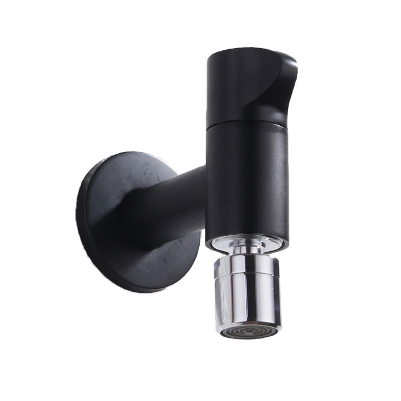 Lisslune | Contemporary Wall Mounted Bathroom Faucet Knob Handle Solid Brass Round Faucet