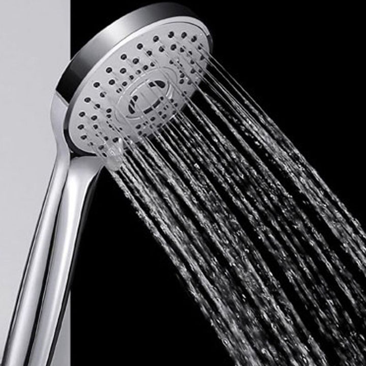 Lisslune | Contemporary Handheld Shower Head Adjustable Spray Pattern Silver Shower Head