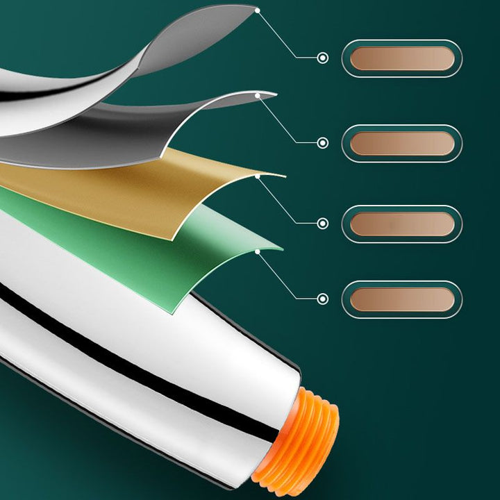 Lisslune | Traditional Style Handheld Shower Plastic Handheld Shower with Square Shape