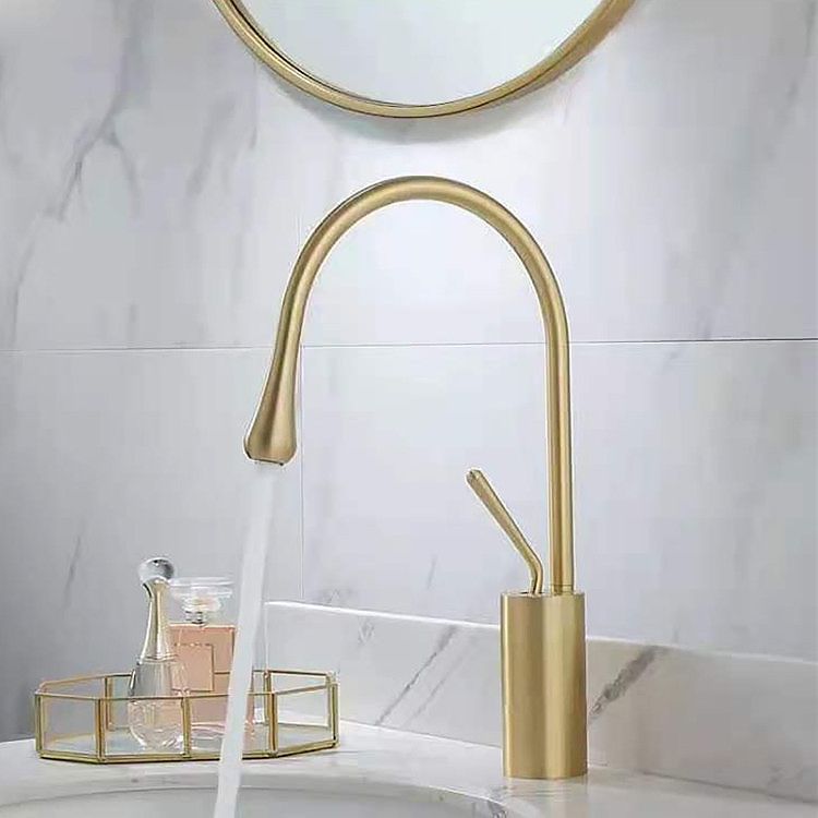 Lisslune | Glam Style Faucet Single Lever Handle Basin Faucet for the Bathroom