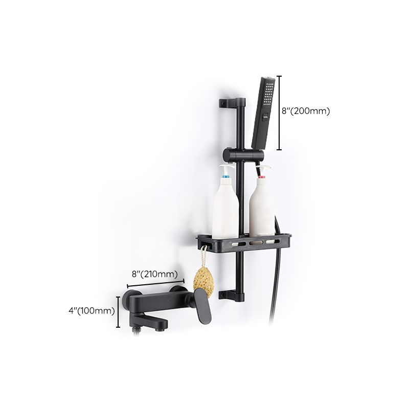 Lisslune | Modern Wall-Mounted Bathtub Faucet Trim Metal Single-Lever Bathtub Faucet Trim