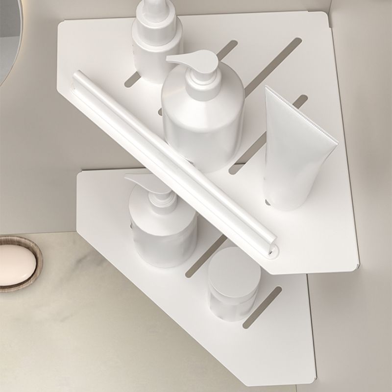 Lisslune | Modern White Bathroom Accessory Set Bathroom Shelf Paper Holder Bathroom Accessory Kit