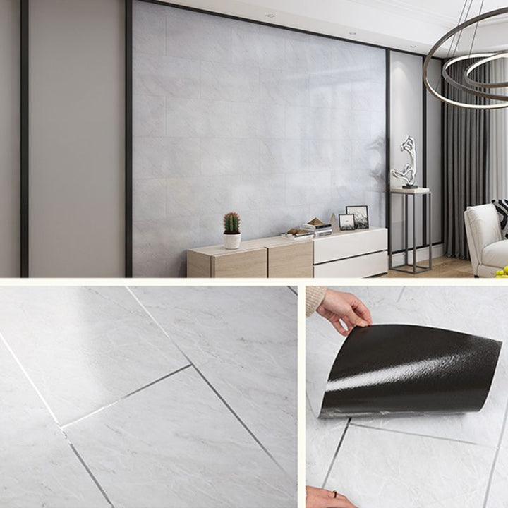 Lisslune | Modern Field Tile/Single Tile Wallpaper PVC Peel and Stick Backsplash Wall Tile