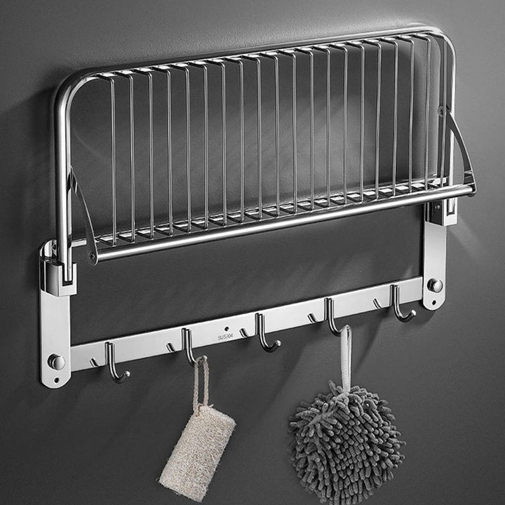 Lisslune | Minimalistic Bathroom Accessories Set Paper Holder Towel Bar Stainless Steel Bathroom Set