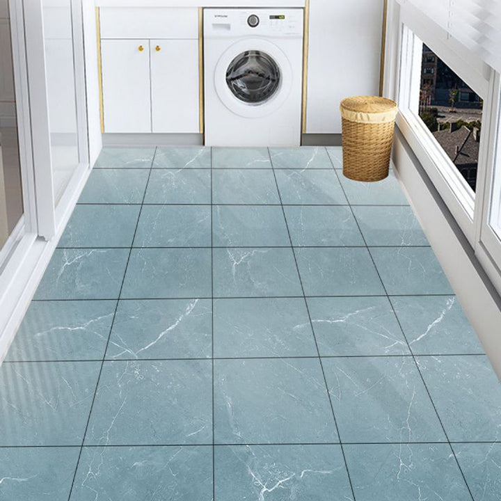 Lisslune | Peel & Stick Vinyl Floor Smooth Vinyl Flooring with Marble Look