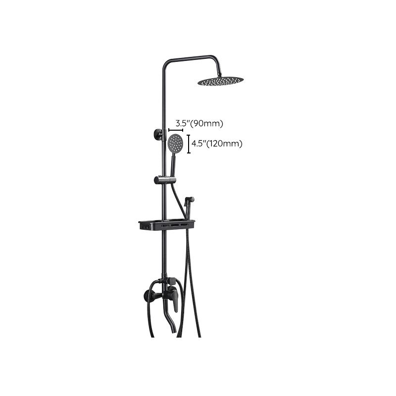 Lisslune | Modern adjustable water flow shower faucet shower hose shower system on the wall