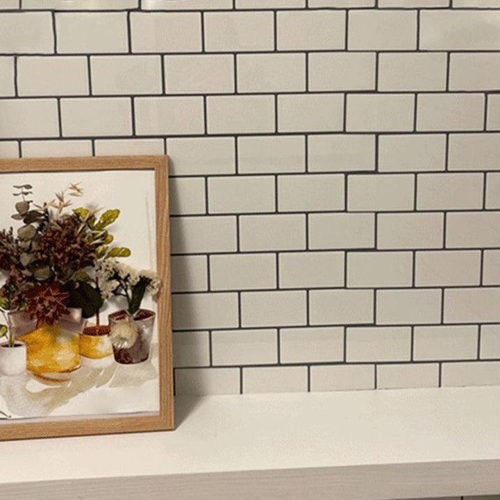 Lisslune | Modern Peel and Stick Wall Tile PVC Peel and Stick Splashback Tile