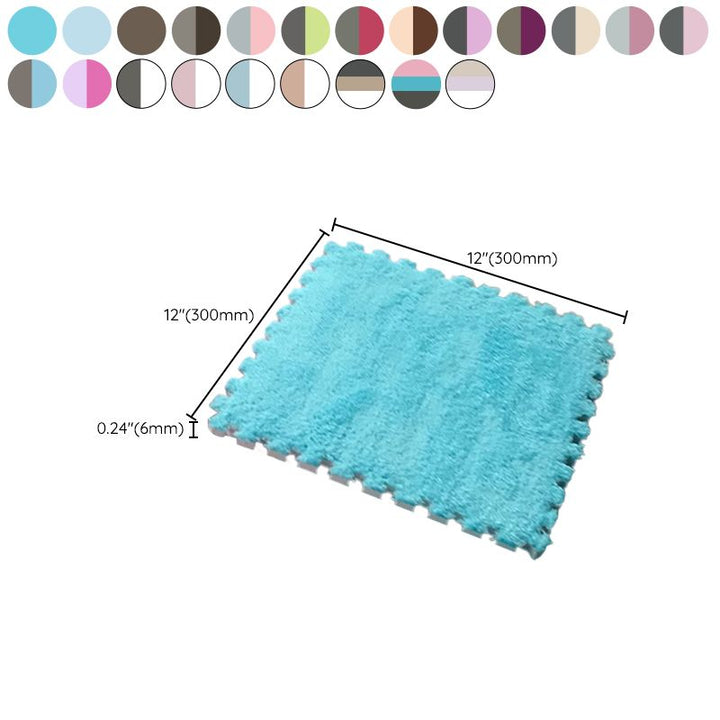 Lisslune | Color-Fading-Resistant Carpet Tile Solid Interlocking Carpet Tile