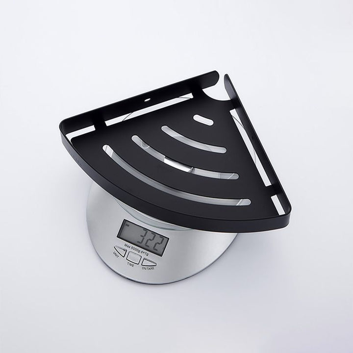 Lisslune | Silver/black Bathroom accessory set Modern 1/2/3 - Piece Bathroom shelf