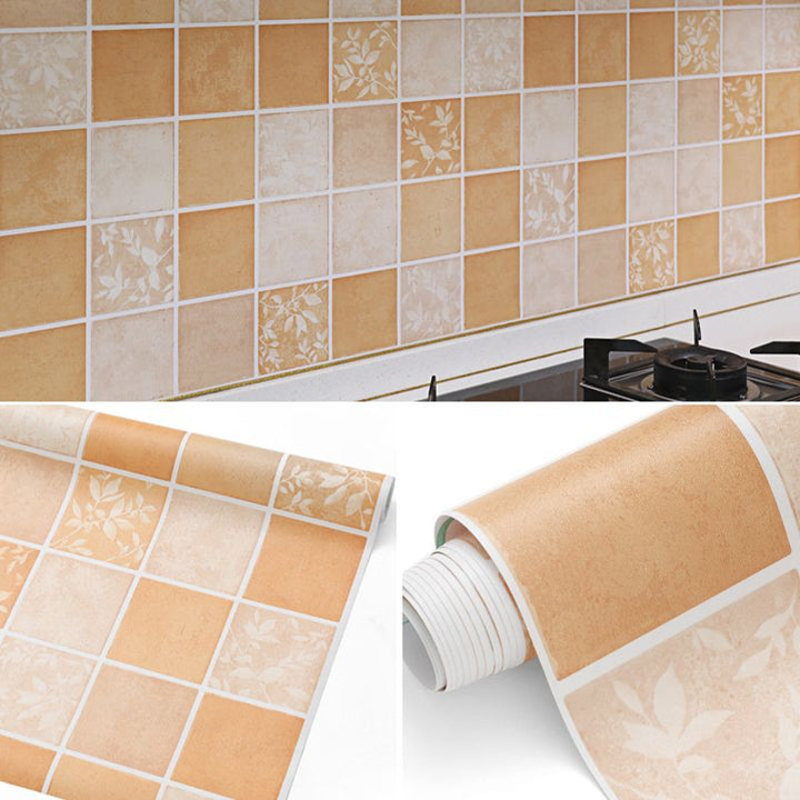 Lisslune | Modern Peel and Stick Tiles PVC Mosaic Tiles Peel and Stick Back Wall Tiles