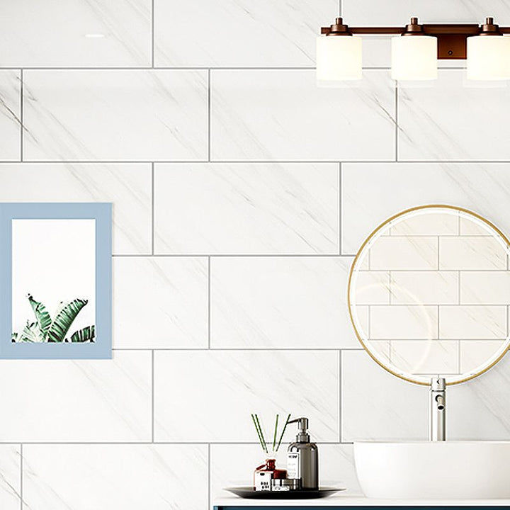 Lisslune | Modern Stain Resistant Tiles PVC Peel and Stick Tiles for Splashback Wall