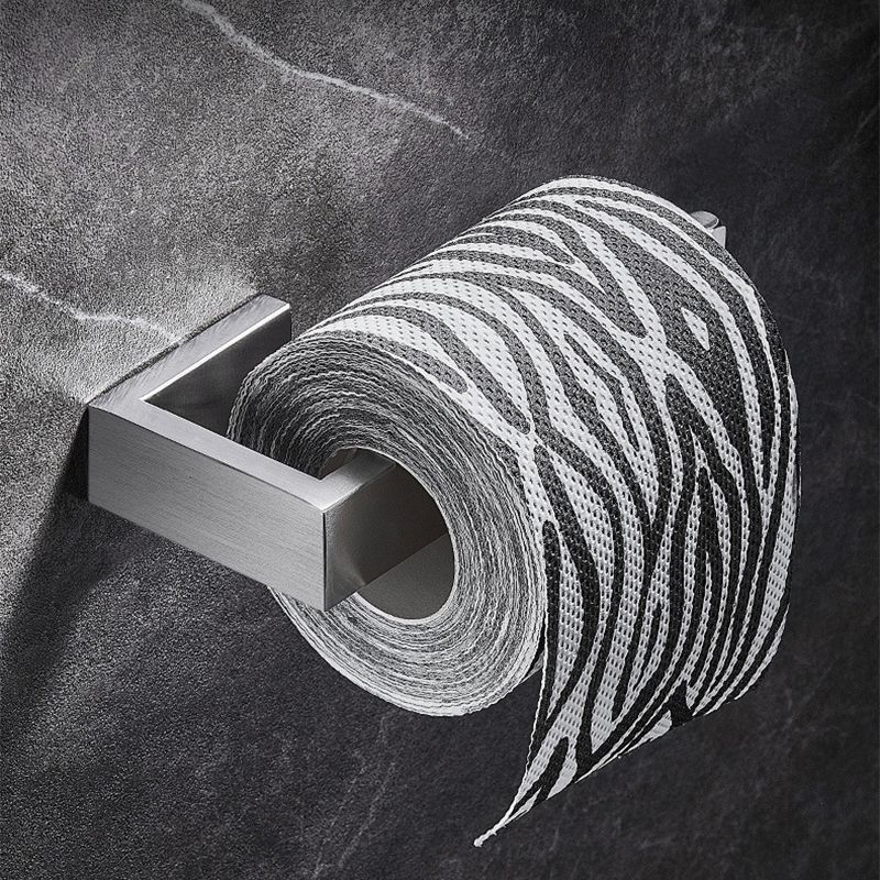 Lisslune | Stainless Steel Bathroom Set 4-piece Modern Style Simple Bathroom Accessory Set