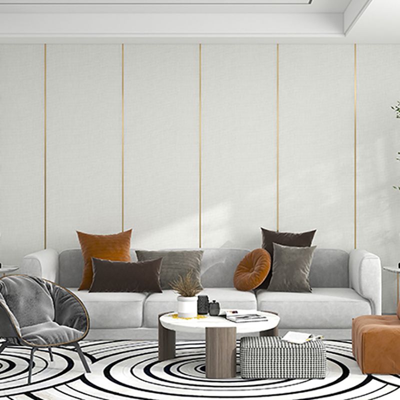 Lisslune | 3D-embossed splash guard panels peel and stick solid color wall cladding