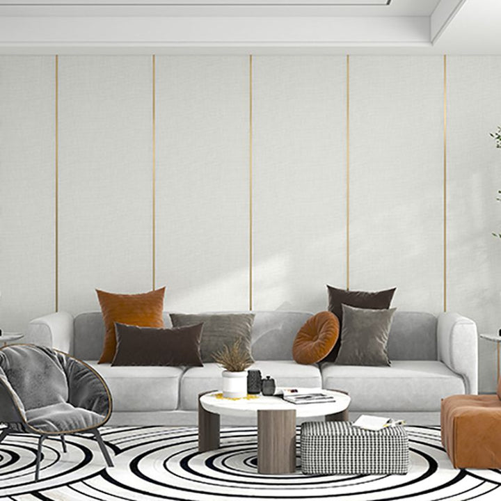 Lisslune | 3D-embossed splash guard panels peel and stick solid color wall cladding