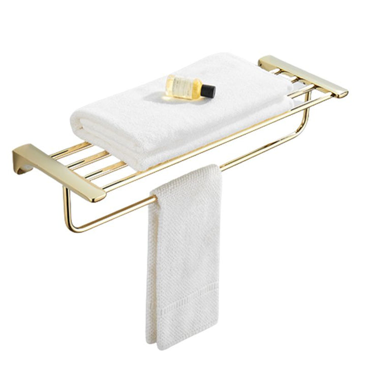 Lisslune | Modern Bathroom Accessory Mounting Kit Gold Bathroom Hardware
