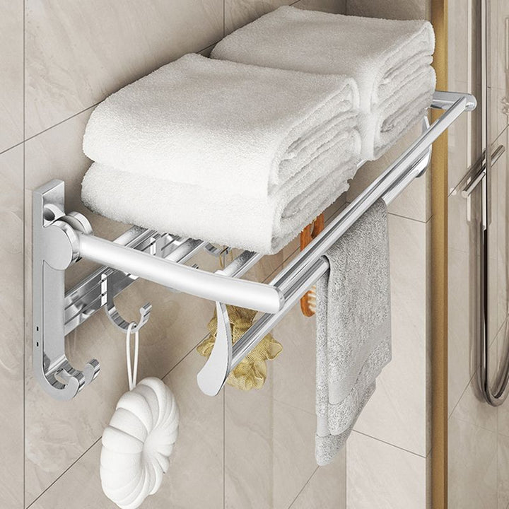 Lisslune | Metal Bathroom Hardware Set Adhesive Installation Bathroom Accessory Kit