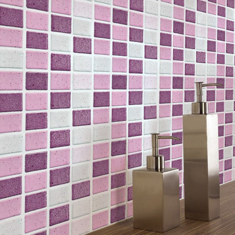 Lisslune | PVC Mosaic Tile waterproof for peeling and sticking for kitchen and bathroom