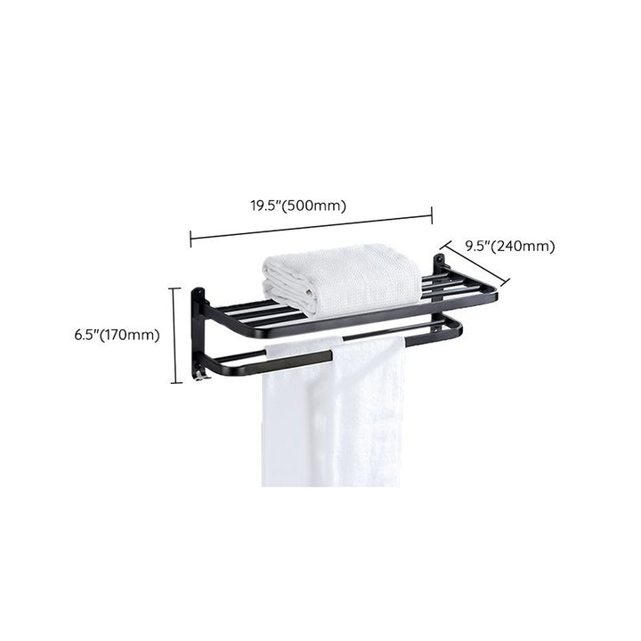 Lisslune | Modern Bathroom Accessory Set Bathroom Shelf Towel Bar Bathroom Accessories