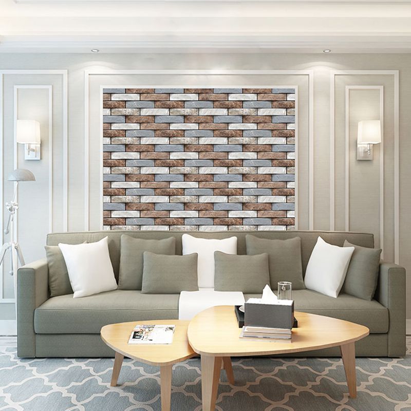 Lisslune | Modern PVC Field Tile/Single Tile Rectangular Peel and Stick Back Wall Tile