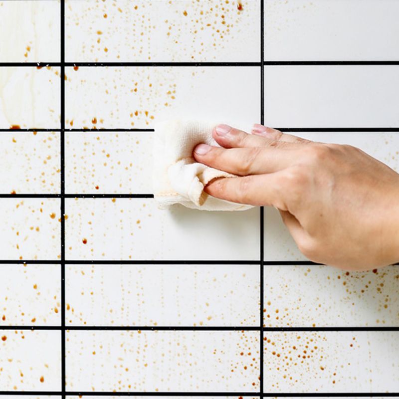 Lisslune | Plastic Peel and Stick Tiles Modern Peel and Stick Tiles for Kitchen and Bathroom