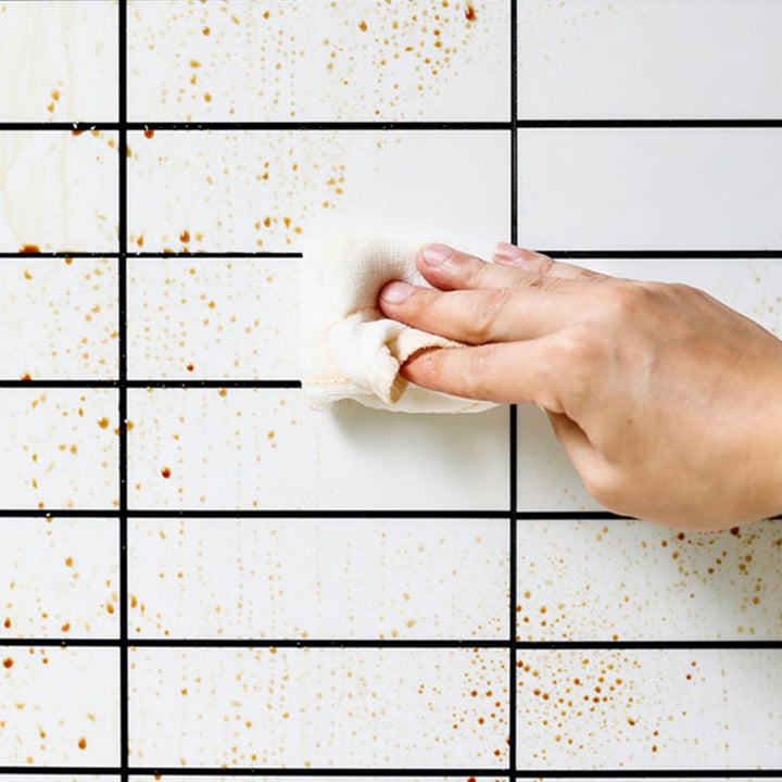 Lisslune | Plastic Peel and Stick Tiles Modern Peel and Stick Tiles for Kitchen and Bathroom