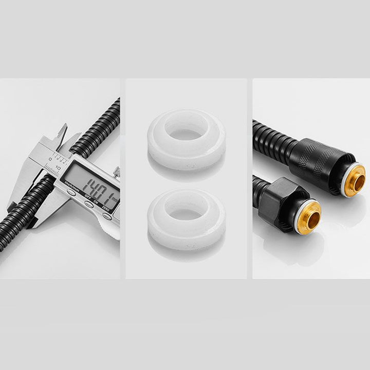 Lisslune | ABS Plastic Handheld Shower High Pressure 5 Spray Patterns Wall Mounted Showerhead