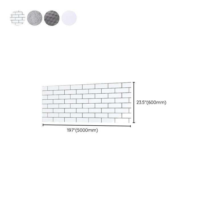 Lisslune | Modern Subway Tiles Smooth Peel-and-Stick Backsplash Tile for the Kitchen
