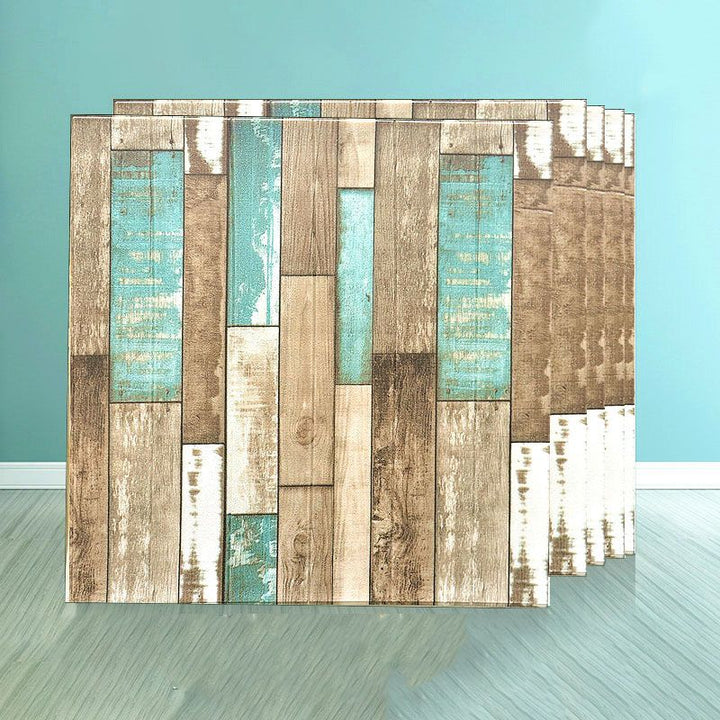 Lisslune | Farmhouse Wall Plank 3D Brick Bedroom and Living Room Wall Panel Set of 10