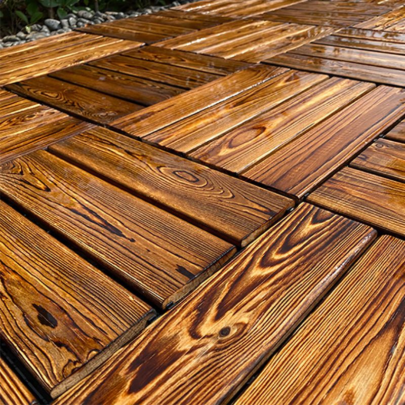 Lisslune | Outdoor composite decking tiles with snap-in stripe detail kit decking tiles