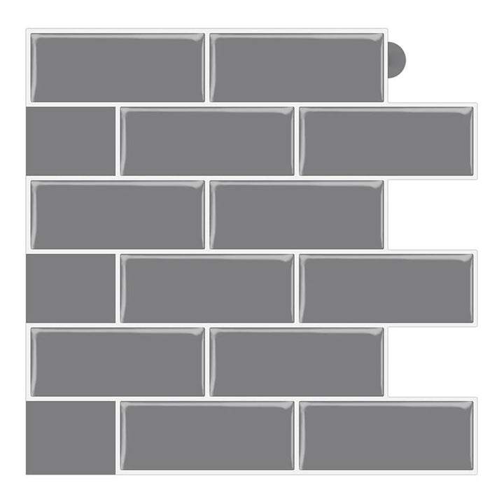 Lisslune | Peel & Stick Subway Tile PVC Stain Resistant Rectangular Peel and Stick Tile for the Kitchen