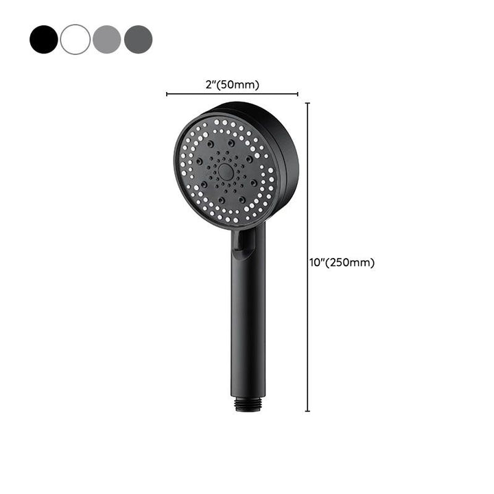 Lisslune | Standard Plastic Shower Head Self-Cleaning Round Handheld Shower Heads