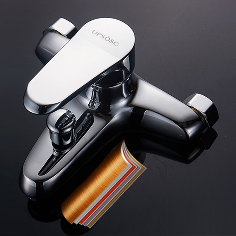 Lisslune | Tradition Fixed Bathtub Mixer Wall Mount Lever Handle Bathtub Mixer