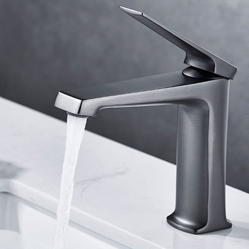 Lisslune | Modern Basin Mixer Lever Handle Copper Low Arc Basin Mixer