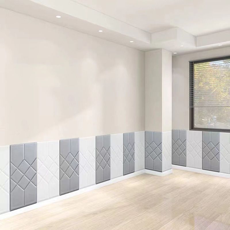 Lisslune | 3D Embossed Foam Wall Panel Living Room Waterproof Wall Panel
