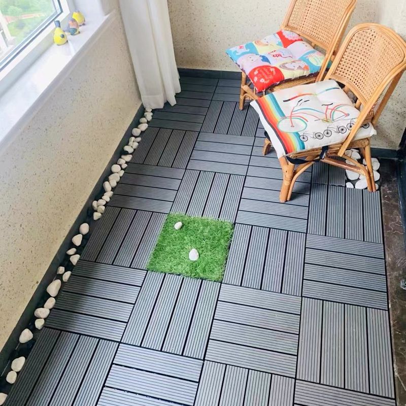 Lisslune | Deck Plank Wood Outdoor Waterproof Non-slip Floor Board