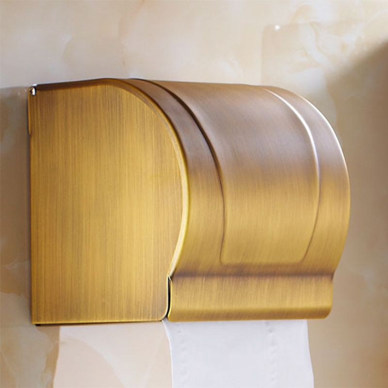 Lisslune | Traditional Brass Bathroom Accessories Set Brushed Bronze Bathroom Set