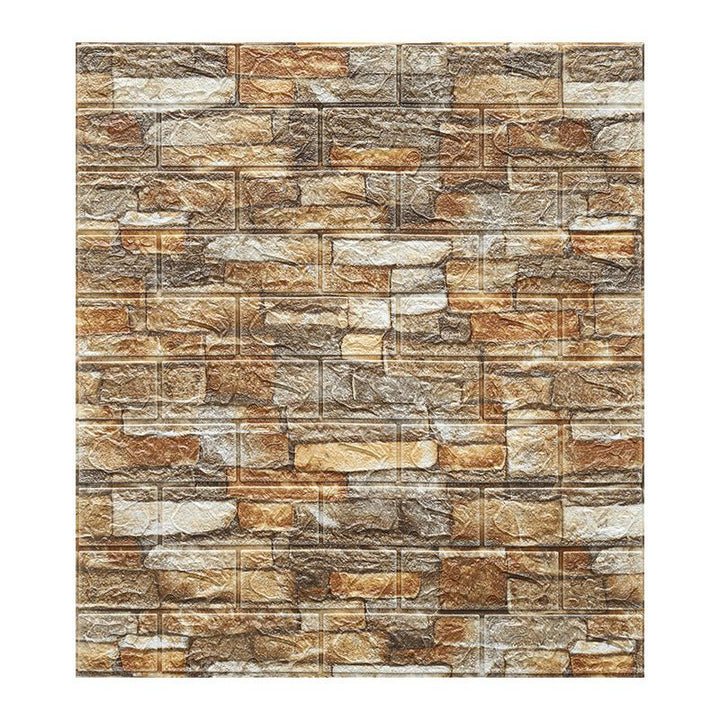 Lisslune | Country House Wall Plank 3D Brick Bathroom Living Room Wall Panels Set of 2