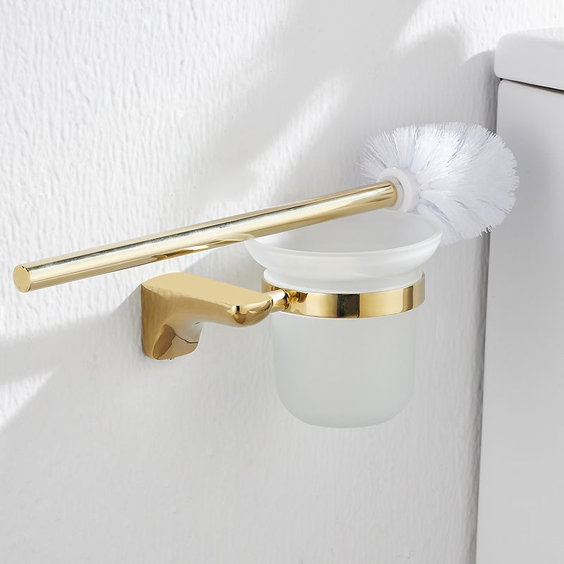Lisslune | 2-piece metal bathroom accessory set traditional toilet brush and holder set