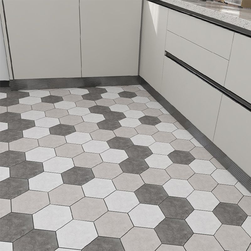 Lisslune | Modern PVC Flooring Peel and Stick Geometric Printed Vinyl Floor Planks