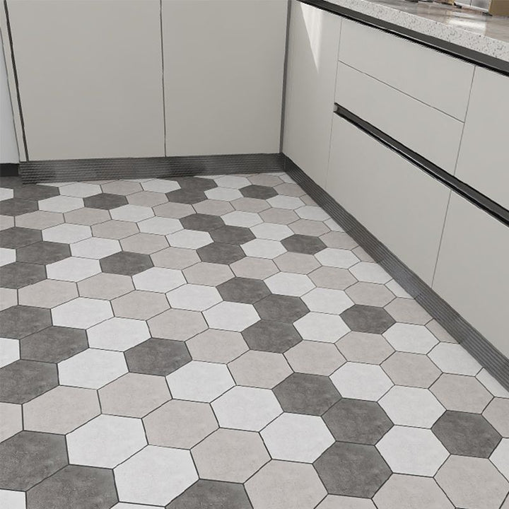 Lisslune | Modern PVC Flooring Peel and Stick Geometric Printed Vinyl Floor Planks
