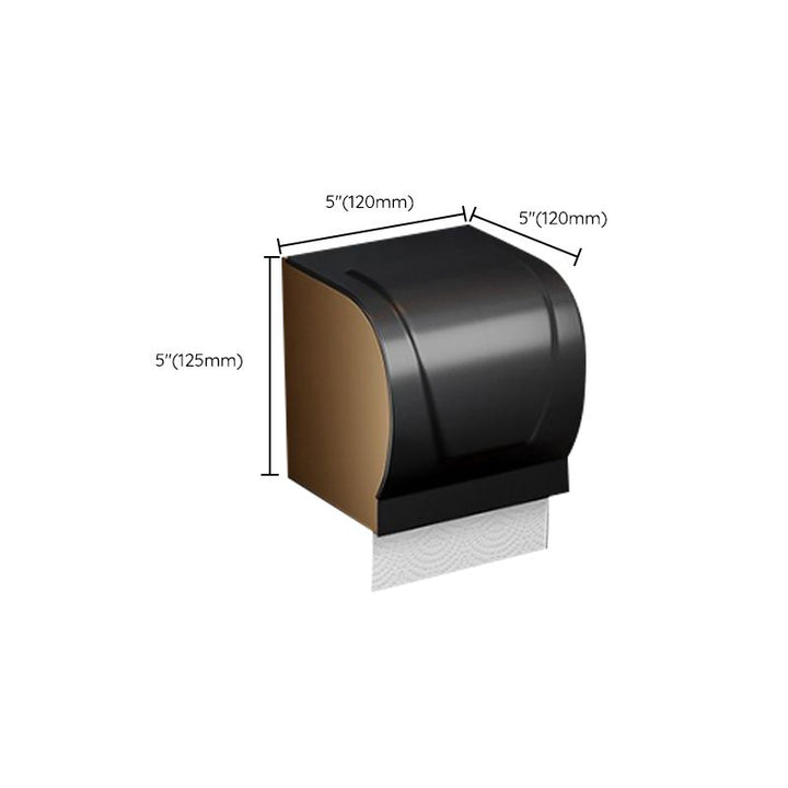 Lisslune | Traditional Black Aluminum Bathroom Fittings Set Bathroom Accessories Kit